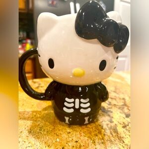 Hello Kitty Halloween Skeleton Mug Black 2024 New